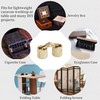 Zerodis 4 Pack 8mm Copper Brass Barrel Hinges, 180° Opening