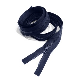 2 Pack 27" | 70cm Navy Blue Zips - Strong Closed Nylon Zippers Ideal for Sewing, Dressmaking, Skirts, Bags, Cushions, Crafts and Accessories