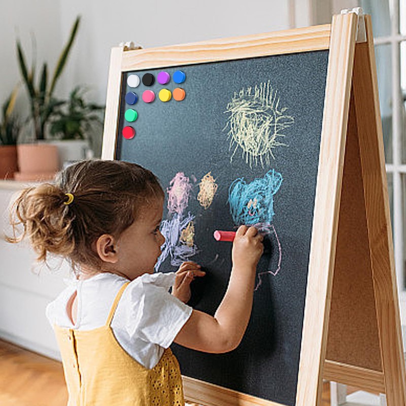 CONNECTION Pack of 100 Whiteboard Magnets Colourful Magnets for Magnetic