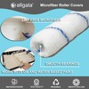 Allgala 24 Piece 4" Mini 3/8" Nap Shedless Microfiber Paint