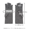 Gloves Supporter Compression Spring Finger Wrist Tightening Fingerless Arthritis Tendonitis