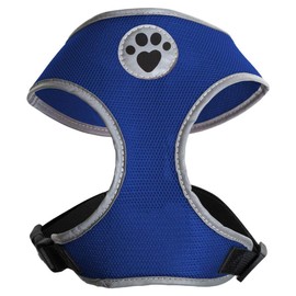 iGadgitz Home U7058 Dog Harness, Puppy Harness, Dog Harness, Reflective Markings & Secure Buckle - Blue - Small