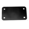 LFPartS - Placa de matrícula de acero inoxidable para motocicleta,