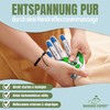 Hand Reflex Zone Gloves for Hand Reflexology Massage German Lettering