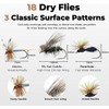 BRAIRIA Barbless Trout Flies – 36PCS (18 Barbless + 18