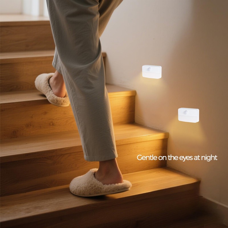 Coolilumi - Luz nocturna con sensor de movimiento para interiores,