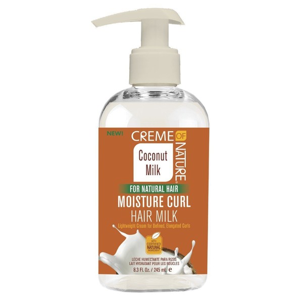 Creme Of Nature Coconut Milk Moisture Curl Hair Milk 8.3 Ounce (245ml)