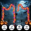 amadecohome Halloween Decorations Plastic Chain Lights, 10ft Outdoor Waterproof Orange