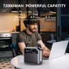Newsmy Portable Power Station 268W 270Wh/72000mAh - Solar Generator Power