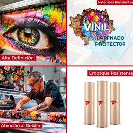 IDEA FACIL | Vinilo Decorativo Ciudad México Pared Rota 120x75cm Horizontal - Listo Para Pegar en Pared Lisa - Impresión Alta Definición - Sala Comedor Oficina Dormitorio (MODELO 4)