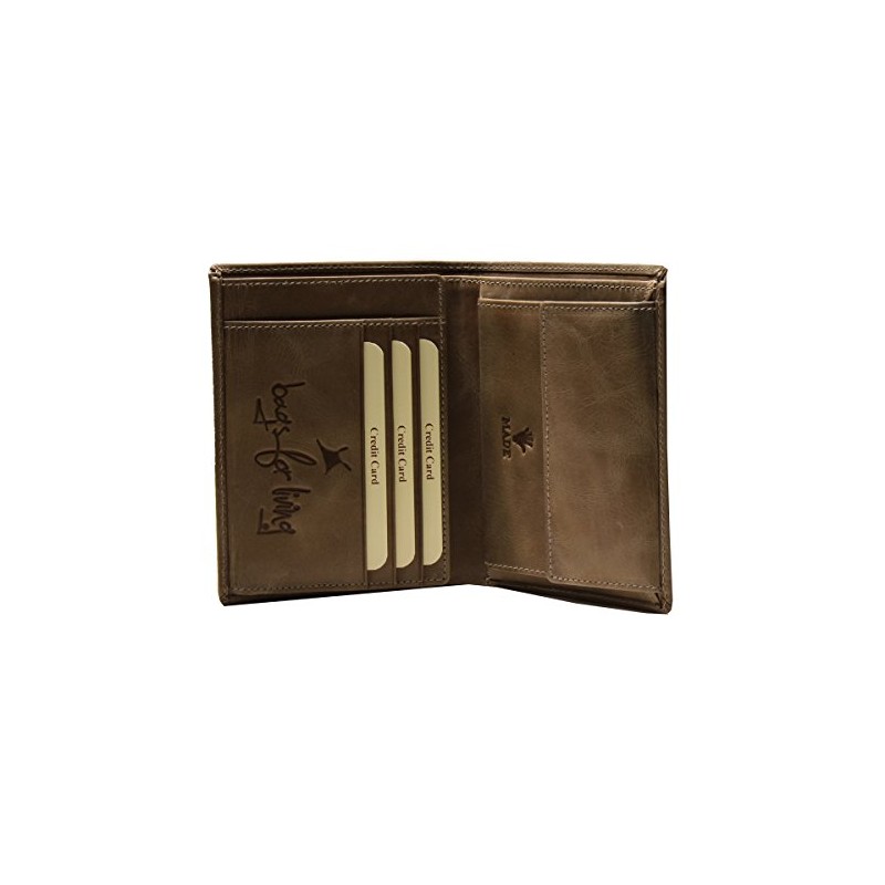 Greenburry Full Grain Vintage Wallet Leather 9,5 cm army green