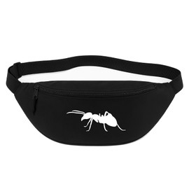 Huuraa Bauchtasche Ameise Silhouette Geschenk 2,5 Liter Black Ameise Geschenkidee
