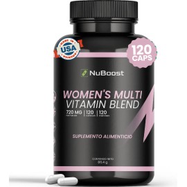 Multivitamínico Mujer 120 Cápsulas Nuboost Vitaminas