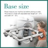 CHINCHILLA Heavy Duty All Stainless Steel Mobile Fridge Stand Base,