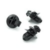 VVO Fasteners- Black Plastic Side Body Moulding Strip Trim Clips