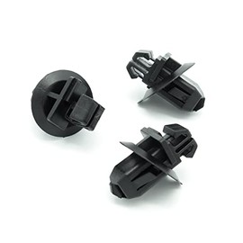 VVO Fasteners- Black Plastic Side Body Moulding Strip Trim Clips for Toyota Land Cruiser, (Pack of 10)