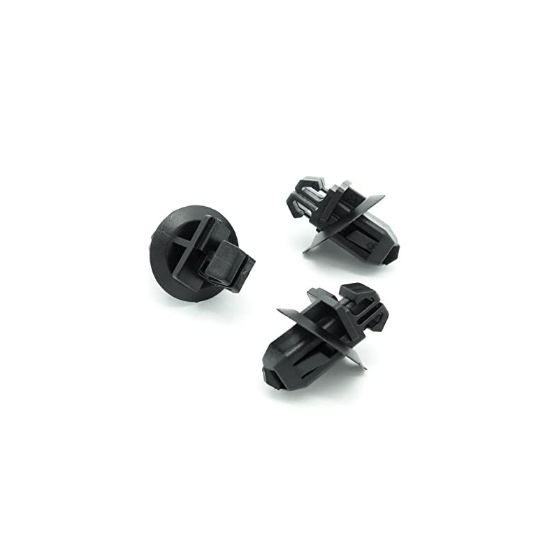 VVO Fasteners- Black Plastic Side Body Moulding Strip Trim Clips