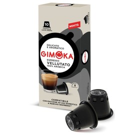 Gimoka - Nespresso Compatible Coffee Capsules - 100 Pods (Vellutato)