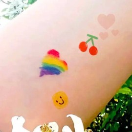 피부에 안전한 유아타투 문신스티커 Safe Tattoo Sticker for Children's Skin