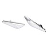 2PCS Front Fender Chrome Finisher 51117338569 Replacement for X3 X4