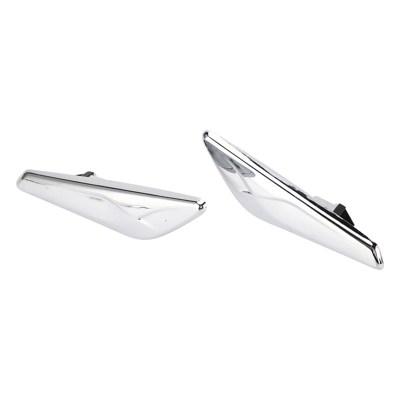2PCS Front Fender Chrome Finisher 51117338569 Replacement for X3 X4