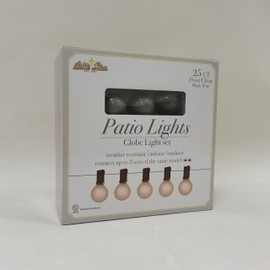 Brite Star 25 Count Frosted Clear G40 Light Set
