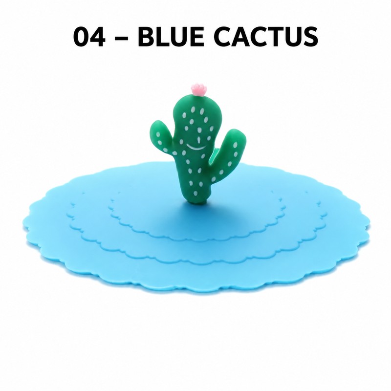 10cm Silicone Cup Cover for Drinks – Heat-Resistant Dustproof Suction