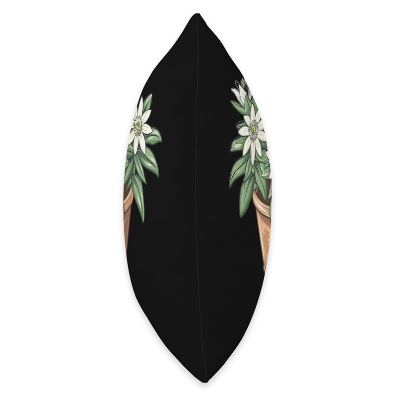 Edelweiss In A Pot Throw Pillow