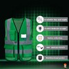 small womens safety vests green