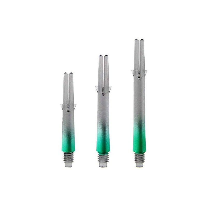L-Style L-Shaft Lock Straight Twotone Black Clear Green Display Length