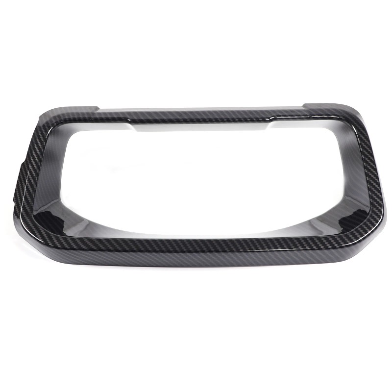 car-attention Carbon ABS Dashboard Instrument Panel Frame Trim Cover For