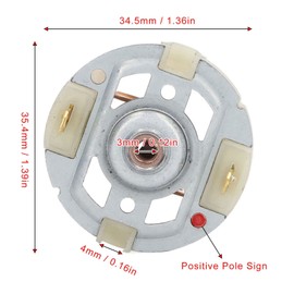 RS550 Carbon Motor Brush,2Pcs RS550 DC Motor Carbon Brush Holder,Aluminium Alloy Carbon Brush Holder with Holder Accessory for Drill Driver Electric Screwdriver Electric Drill