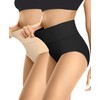 ZENUTA Cotton Underwear for Women High Waist Full Coverage Briefs