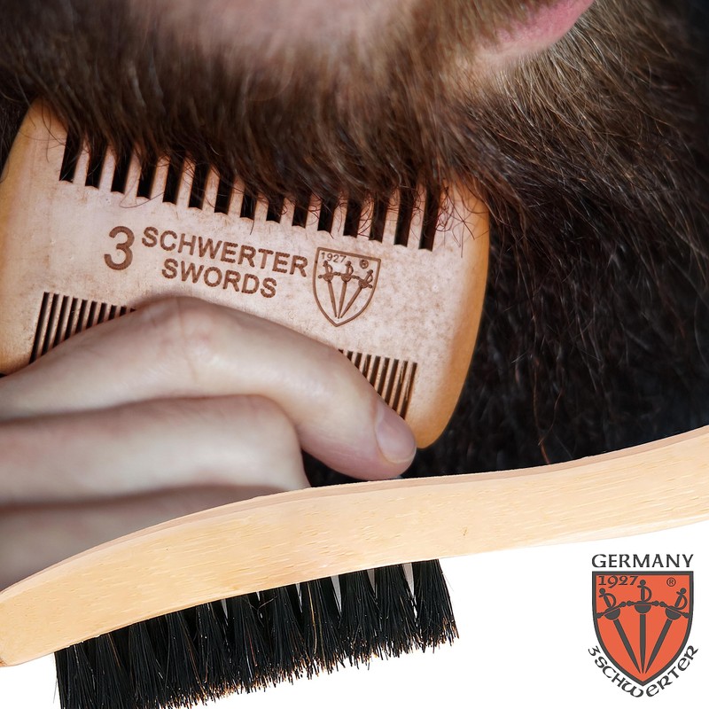 DREI SCHWERTER El Barto Care Set Beard Comb and Beard