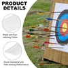 sourcing map Arrow Vanes Arrow Fletching 5" Shield Shape Turkey