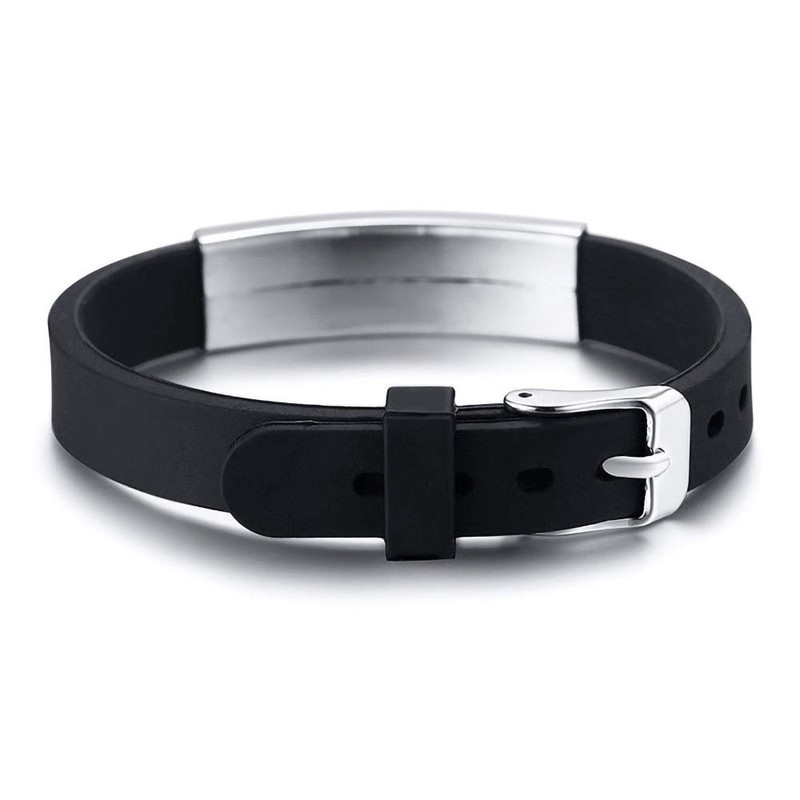 HEABY Medical Alert ID Bracelet Laser Engraved PACEMAKER Adjustable Wristband