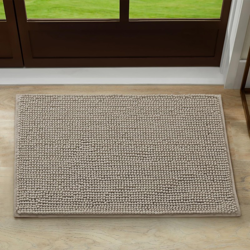 MOONLIGHT BEDDING Bath Mat Non Slip Anti Mould - Chenille