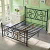 VECELO Full Size Bed Frame with Headboard, Heavy-Duty Platform with