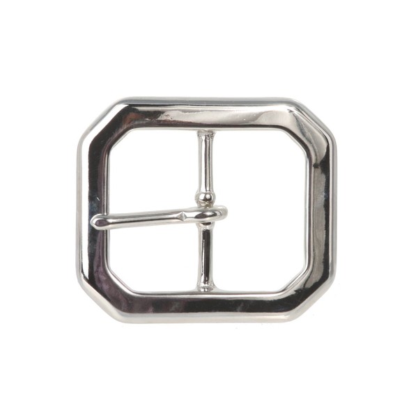 1 1/2 Inch Single Prong Octagon Rectangular Center Bar Belt