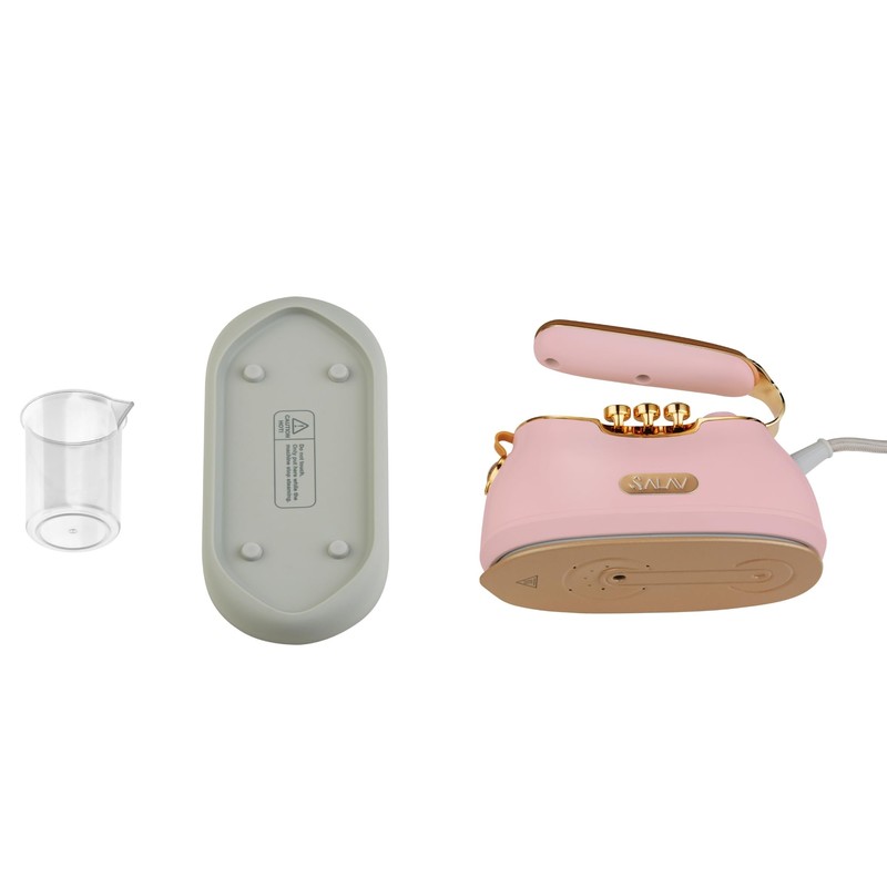 SALAV IS-900 2-in-1 Retro Handheld Garment Steamer and Iron, Ceramic