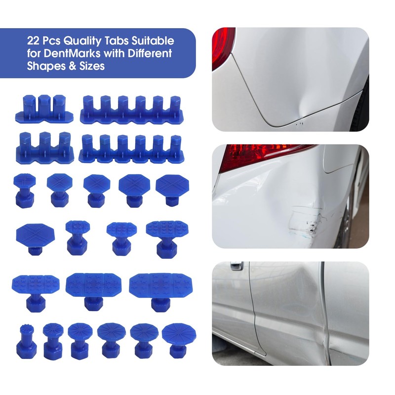 Dent Puller Remover with T bar Upgraded Dent Puller Tabs