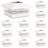 Solar Post Cap Lights Outdoor 12pack, Waterproof Fence Post Lights