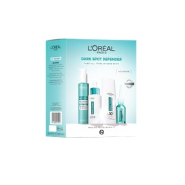 L'Oréal Paris Dark Spot Defender Gift Set with Niacinamide, Fades All Types Of Dark Spots: Post-Acne Marks, Sun Spots and Age Spots