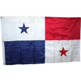 JumpingLight 3x5 Embroidered Sewn Panama Panamanian 300D Nylon Flag 3x5 - Quality Flags