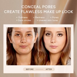 BB Cream Light,Hydrating Full-Coverage Foundation&Concealer Cover Blemishes,BB Cream Medium,Color Correcting Cream,BB Cream Dark Skin,Light BB Cream,Tinted Moisturiser with SPF Cover Blemishes(01)