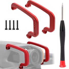 MotuTech Bumper for DJI Avata 2 Bumper Metal Protection Protects Lens and Gimbal Anti-shock Anti-Collision Accessories CNC Aluminium Alloy (Red)