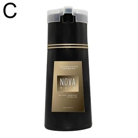 Nova Hair Instant Dye Shampoo,Trynova Hair Shampoo Haircare Salon Cleanser Conditioner Comfort Blonde Cleansing Traditional purple shampoo - Color: Light brown, Size: ONE
