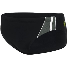 MP™ (Michael Phelps) Phelps Men's Rush Swimming Trunks - 4, Rush Black Grey