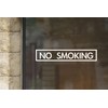 ZLKAPT No Smoking Vinyl Decal Sticker - 3"x13" Stylish Business