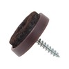 Adsamm® 32 x Felt-pads with screws | Ø 0,94'' (Ø